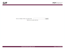 Tablet Screenshot of popdirector.com